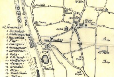 Plan Gemeinde ausgeschitten