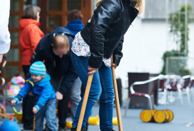 Kinderprogramm beim Mobil Markt