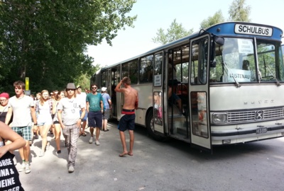 Szene Openair Bus