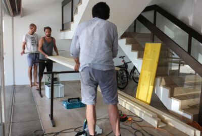 Künstlerkollektiv baer in der Galerie Hollenstein