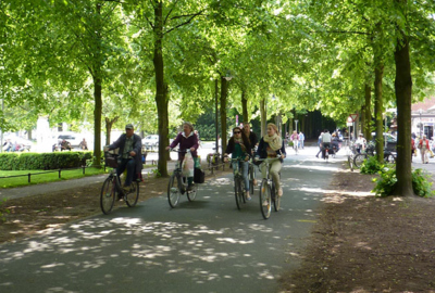 Radverkehr Promenade Münster