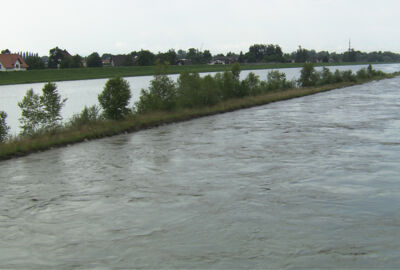 Hochwasser Alpenrhein