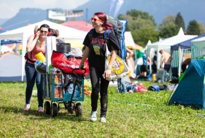 Camping beim Szene Openair