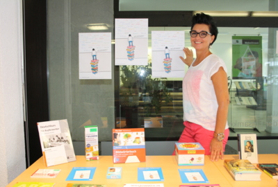 Büchertisch bei "Bücher sagen Willkommen" Büchertisch bei "Bücher sagen Willkommen"