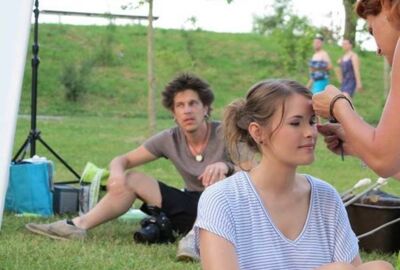 Making-Off: Fotos für die Lehrstellenbörse