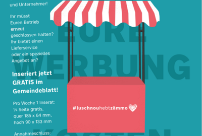 Gratis Inserieren im Gemeindeblatt Gratis Inserieren im Gemeindeblatt