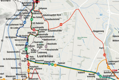 Liniennetz Lustenau 2015