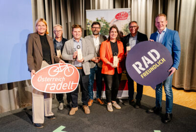 Radfreunde mit Auszeichnungen bei "Österreich radelt" in Wien