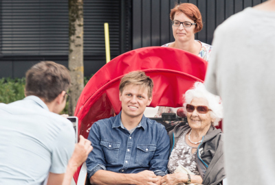 Radeln ohne Alter beim Mobil Markt Radeln ohne Alter beim Mobil Markt
