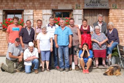 Alpmesse Schönenmann mit den Verantwortlichen
