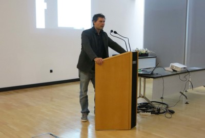 Oliver Heinzle beim Archivgespräch Oliver Heinzle beim Archivgespräch