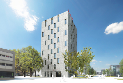 Hotel im Millennium Park, Rendering_komp Hotel im Millennium Park, Rendering_komp
