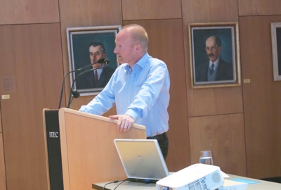 Richard Eberle bei den Archivgesprächen  Richard Eberle bei den Archivgesprächen