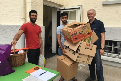 Sachspendensammlung Flüchtlinge