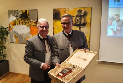 Ehrung 25 Jahre Obmann Hubert Ortner