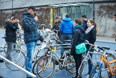 Viel los am Fahr Rad Markt