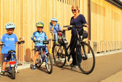 Fahrradabstellanlage beim FC Stadion