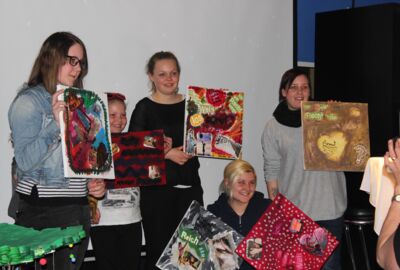 Präsentation der Kunstwerke