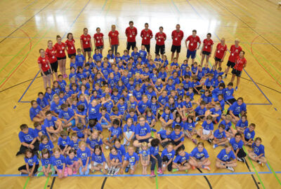 Die teilnehmende Gruppe des Sportcamps