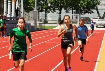 Sportliche Schüler