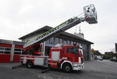 Drehleiter der Feuerwehr Lustenau