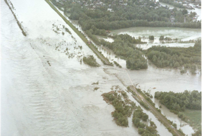 Dammbruch Fußach 1987