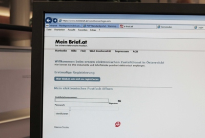 Einfacher Login bei meinBrief.at