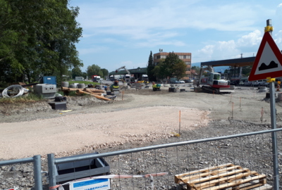 Bahnhof Lustenau Arbeiten Vorplatz (1) Bahnhof Lustenau Arbeiten Vorplatz (1)