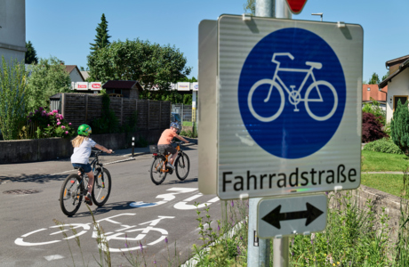 Fahrradstraße Lustenau_©Miro Kuzmanovic (3) Fahrradstraße Lustenau_©Miro Kuzmanovic (3)