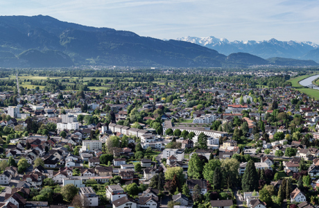 Luftaufanahme Lustenau Hasenfeld