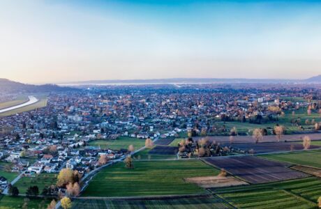 Luftaufnahme Lustenau