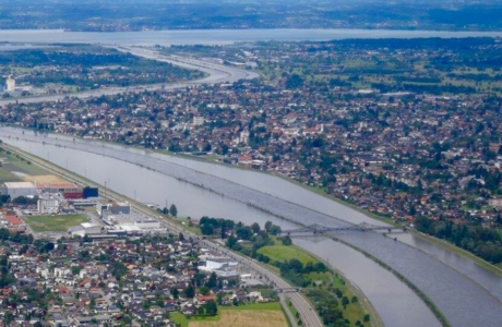 Rheinhochwasser 