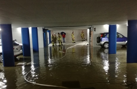 Feuerwehreinsatz Hochwasser am 02.09.2017 2