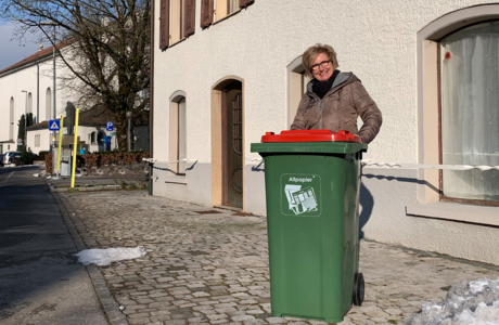 Papiertonne Bereitstellung
