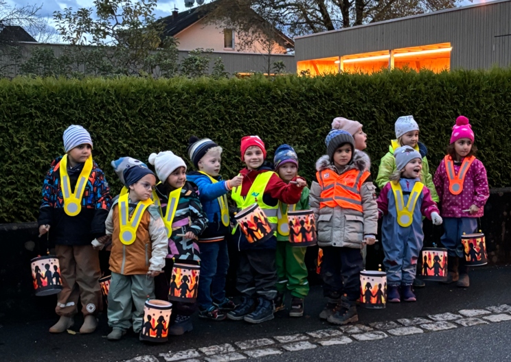 Laternenumzug im Kindergarten Weiler