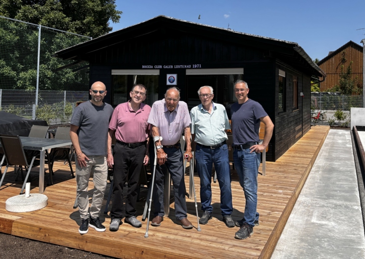 Das legendäre „Blank-Stüble“ ist neues Boccia-Vereinsheim