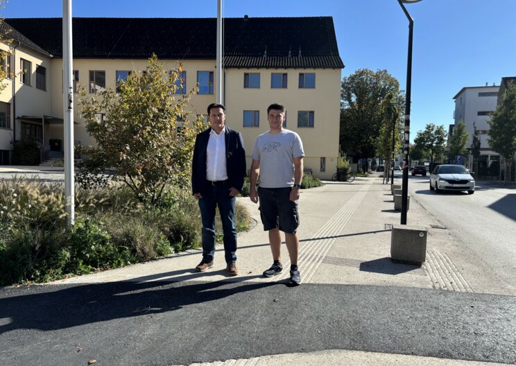 Asphaltierung in Begegnungszonen