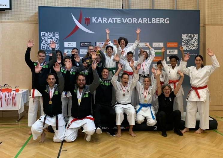 Karateclub Lustenau holt 38 Medaillen bei Landesmeisterschaft