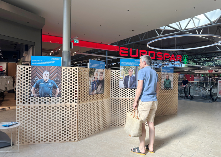 Starkes Zeichen: StoP-Ausstellung bis 25. August im Rheincenter