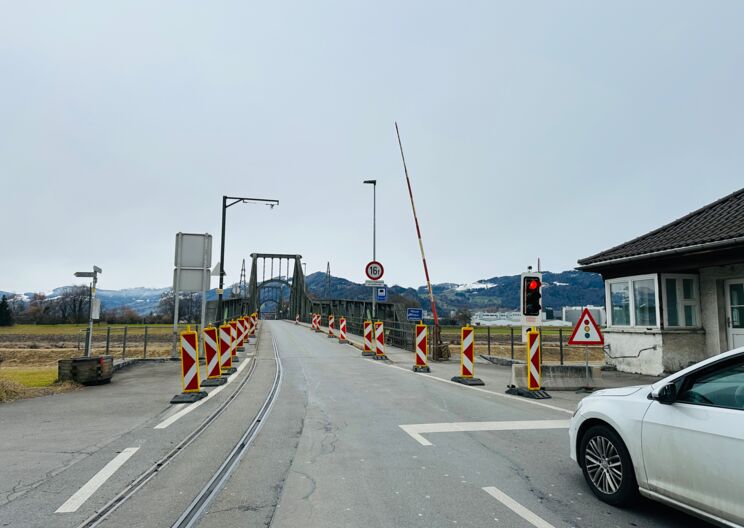 Wiesenrainbrücke gesperrt