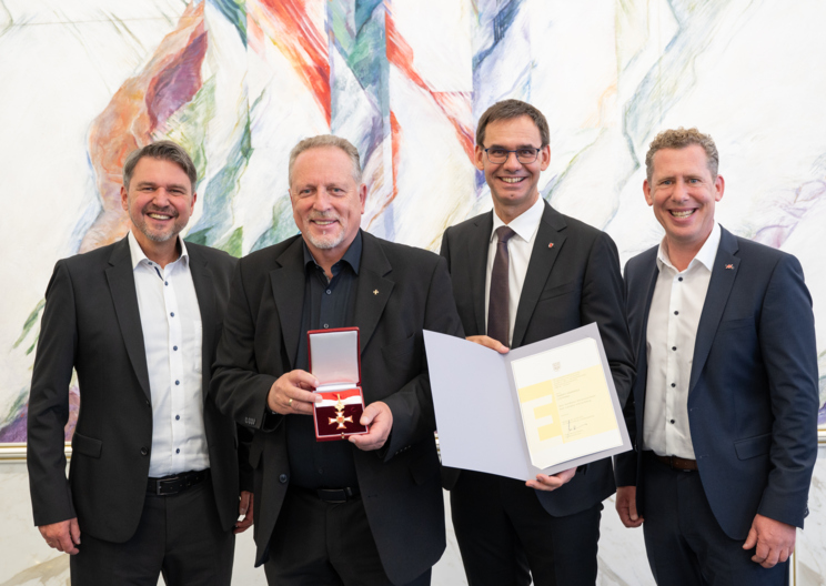 Höchste Landesauszeichnung für Hubert Hämmerle