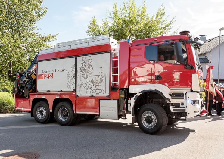 Das war die Fahrzeugsegnung des neuen Schweren Rüstfahrzeuges
