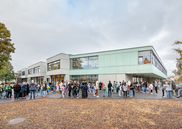 Zurück im Campus Rotkreuz: Schulanfang in neuer Volksschule