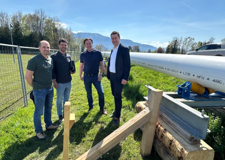 Neue Haupt-Notverbundleitung für Trinkwasserversorgung