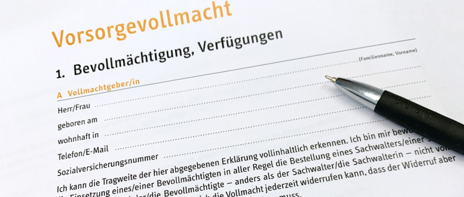 Vorsorgevollmacht