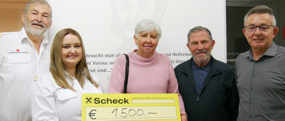 Seniorenbund-Preisjassen: 1500 Euro fürs Rote Kreuz