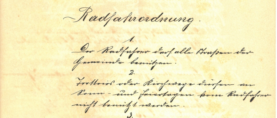 Radfahrordnung Seite 1 Radfahrordnung Seite 1