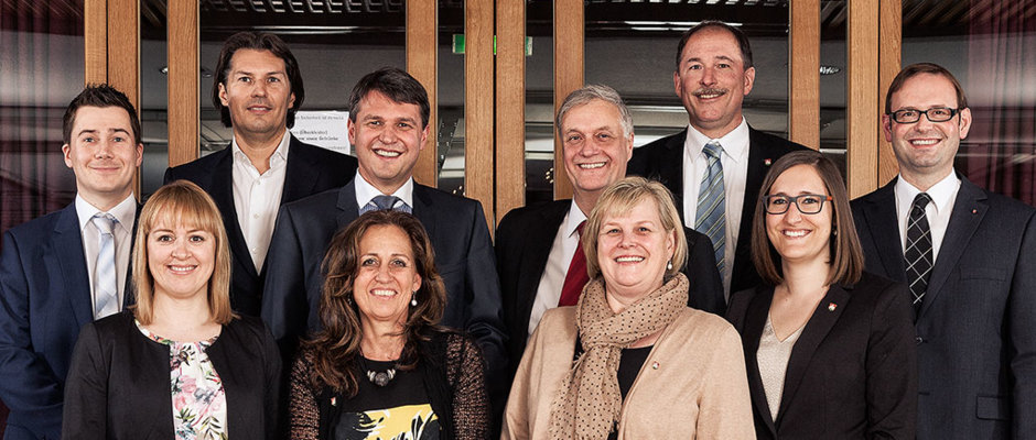 Gemeindevorstand Lustenau, Konstituierende Sitzung, 10.4. 2015 Gemeindevorstand Lustenau, Konstituierende Sitzung, 10.4. 2015