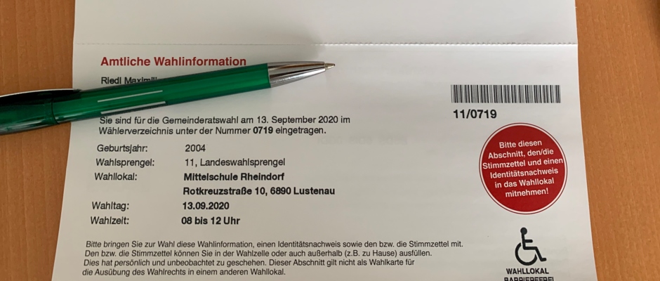 amtliche Wahlinformation amtliche Wahlinformation