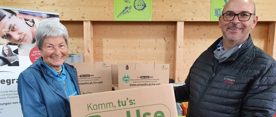 Uebergabe Re-Use-Box Uebergabe Re-Use-Box